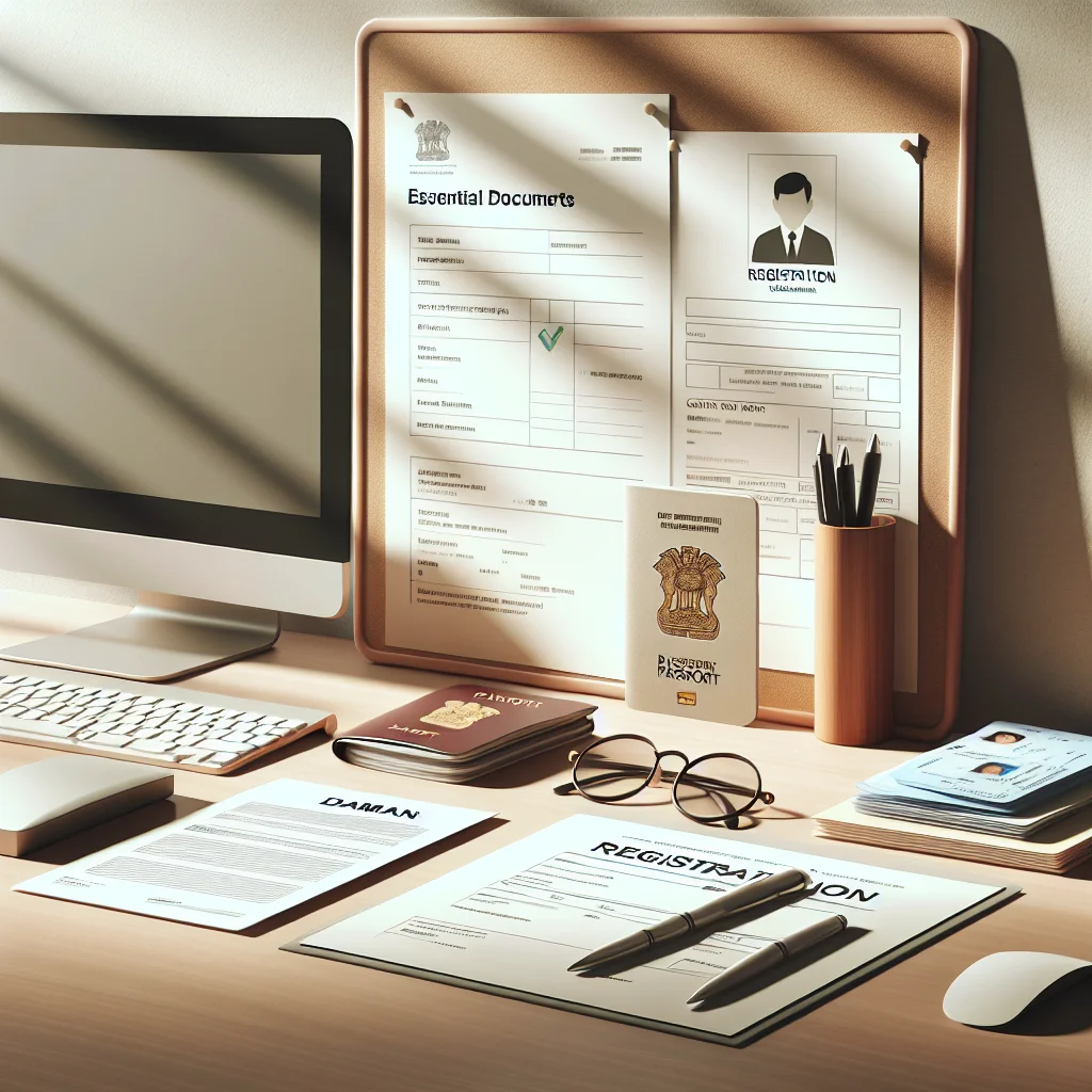 Essential documents for registration in Daman